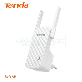 Répéteur extendeur avec deux antennes externes N300 Wi-Fi 4 TENDA A9